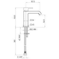 Miscelatore bidet "vision"