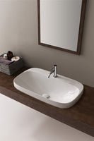 Lavabo da incasso Luna 42x42