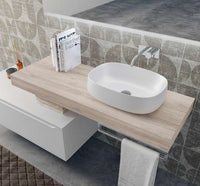 Mobile bagno "ARITMETIC" con lavabo, specchiera,porta asciugamani