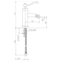 Miscelatore bidet "Hospitality"